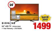 Diamond 24" LED TV DFG24VMNW