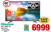 Hisense 49" UHD Smart LED TV 49K300UW