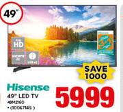 Hisense 49" Full HD LED TV 49M2160