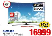 Samsung 55" Curved UHD Smart TV KU7500