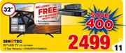 Sinotec 32" HD Ready LED TV 