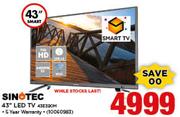 Sinotec 43" Full HD Smart LED TV 43E390M