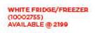 Hisense 220Ltr White Fridge Top Freezer 