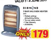 Diamond 3 Bar Halogen Heater QH3