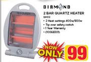 Diamond 2 Bar Quartz Heater