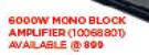 Camtec 6000W Mono Block Amplifier