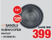 Sansui Subwoofer SBW1207