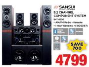 Sansui 5.2 Channel Component System SHT-6200