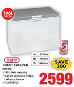 Defy 196Ltr Chest Freezer DMF470
