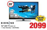 Diamond 32" LED TV 32HD VM