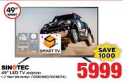 Sinotec 49" Full HD Smart LED TV 49E300M