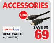 Ultra Link 1.5M HDMI Cable