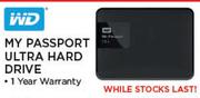 WD My Passport Ultra Hard Drive 1TB
