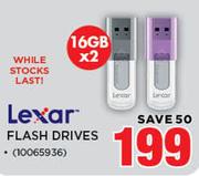 Lexar Flash Drive 2 x 16GB