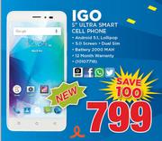IGO 5" Ultra Smart Cell Phone