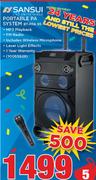 Sansui Portable PA System BT-PPA 95