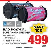 Bad Boy/Girl Bluetooth Speaker BOOMBARREL-Each