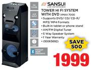Sansui Tower HiFi System With DVD XMAX7000
