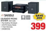 Sansui CD/Radio Micro System MHF-501B