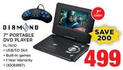 Diamond 7" Portable DVD Player FL-760D