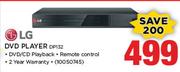 LG DVD Player DP132