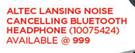 Altec Lansing Noise Cancelling Bluetooth Headphone