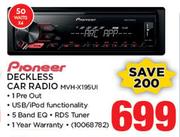 Pioneer Deckless Car Radio MVH-X195UI
