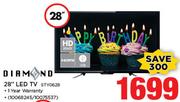 Diamond 28" LED TV STYO628