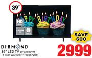Diamond 39" LED TV DFG39HDVM