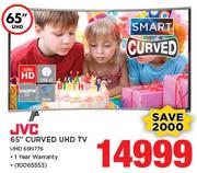 JVC 65" Curved Smart UHD TV UHD 65N776