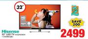 Hisense 32" HD Ready LED TV HX32M2160H