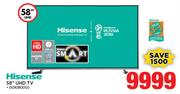 Hisense 58" UHD Smart TV 