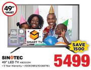 Sinotec 49" Full HD Smart LED TV 49E3001M