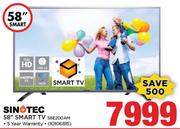 Sinotec 58" Full HD Smart LED TV 58E200AM