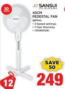 Sansui 40cm Pedestal Fan SBPF40