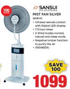 Sansui Mist Fan Silver SSMF40
