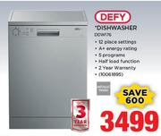Defy Dishwasher DDW176