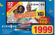Diamond 32" HD Ready LED TV 32HD VM