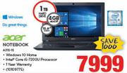 Acer Notebook A315-15
