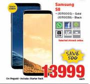 Samsung S8 Gold & Black-Each