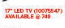 Sansui 17" LED TV