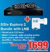 DSTV Explora 2 Bundle With LNB Excludes Installation