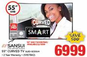 Sansui 55" Ultra HD Curved TV SLED-SC55UH