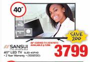Sansui 40" Full HD LED TV SLED-40FHD