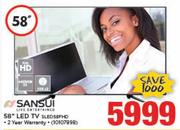 Sansui 58" Full HD LED TV SLED58FHD