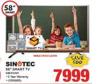 Sinotec 58” Smart TV58E200AM