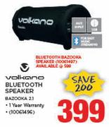 Volkano Bluetooth Bazooka Speaker