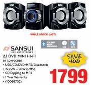 Sansui 2.1 DVD Mini Hi-Fi BT SDH-200BT