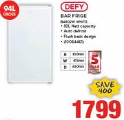 Defy 94Ltr Bar Fridge