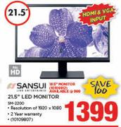 Sansui 21.5” LED Monitor SM-2200